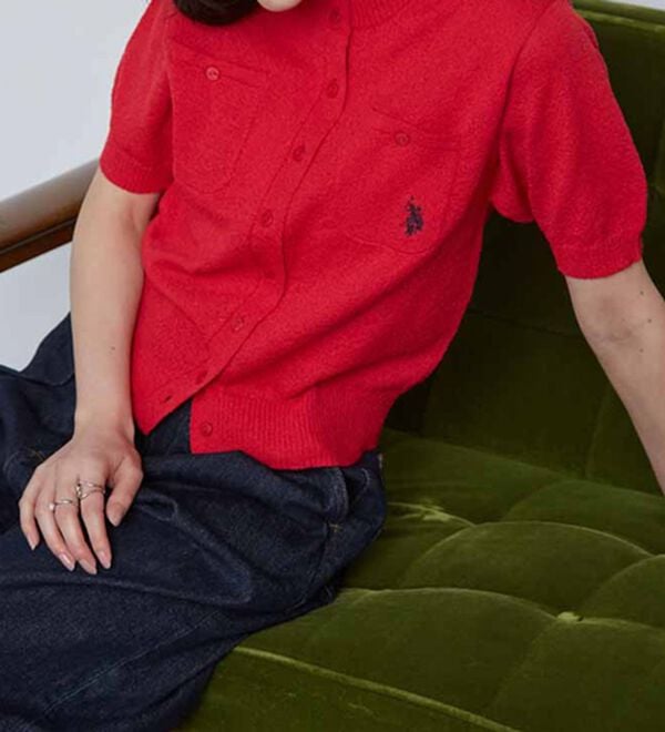 RANAN（ラナン）の「＜U.S.POLO ASSN.＞ コンパクトニットカーデ（ニットカーディガン）」｜詳細画像