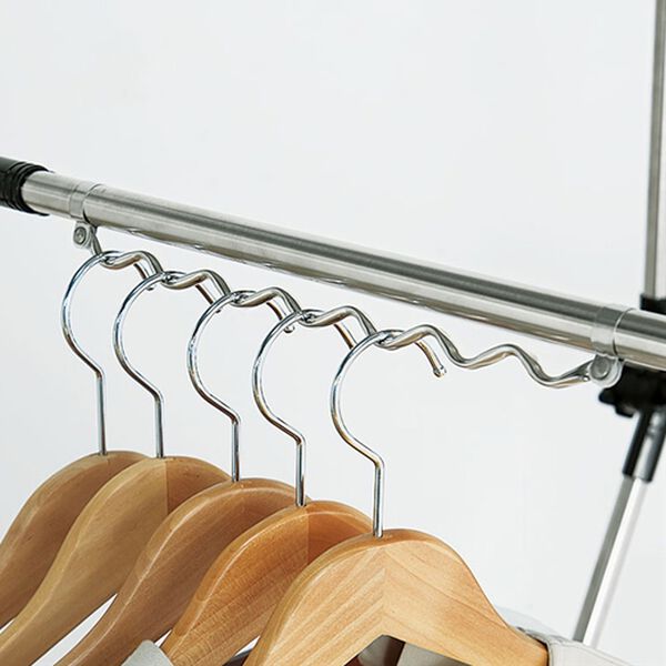 「布団も干せる！変幻自在な折りたたみ物干しラック（ランドリーラック・収納）」｜詳細画像