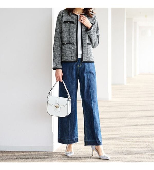 RANAN（ラナン）の「【４点セット】カーデ以上ジャケット未満キレイみえ印象チェンジセットスーツ（その他スーツ）」｜詳細画像