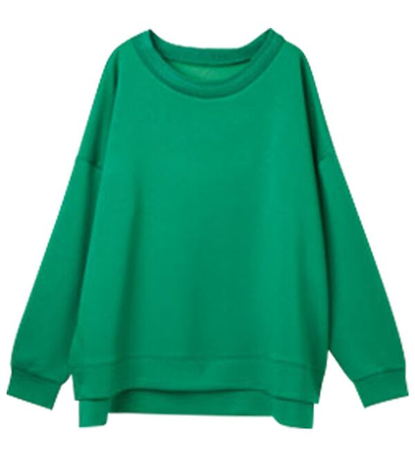 RANAN（ラナン）の「＜ＨＳ＞編立衿ポイントきれいめスウェット（カットソー）」｜詳細画像