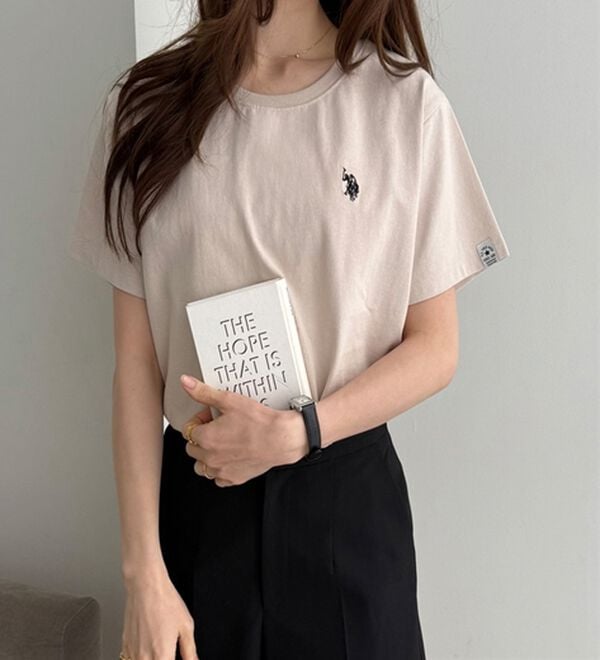 GeeRA（ジーラ）の「【ＵＳ．ＰＯＬＯ．ＡＳＳＮ】接触冷感ワンポイント刺繍Ｔシャツ（Tシャツ）」｜詳細画像