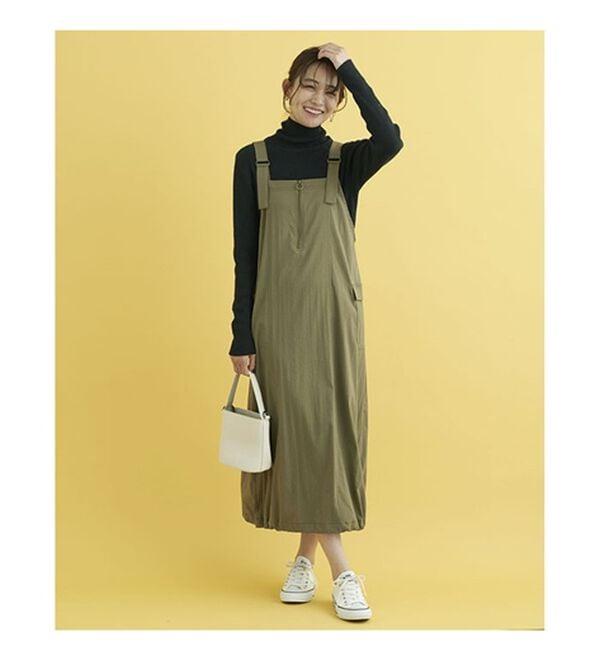 BELLUNA（ベルーナ）の「コクーンシルエットジャンパースカート（ジャンパースカート）」｜詳細画像