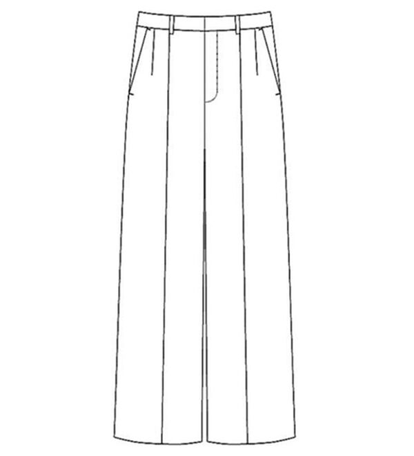 BELLUNA（ベルーナ）の「【３点セット】洗えるストレッチ素材！ワイドパンツ３点セット（ブラックフォーマル（喪服・礼服））」｜詳細画像