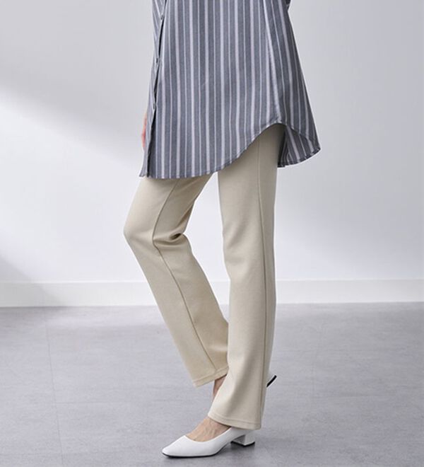 BELLUNA（ベルーナ）の「【裏起毛有無】ジャストフィットらくらくパンツ（フルレングスパンツ）」｜詳細画像