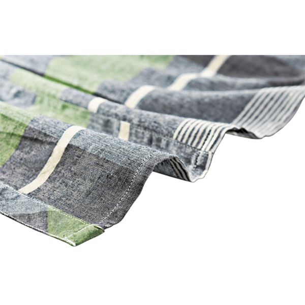 BELLUNA（ベルーナ）の「綿麻先染チェックオーバーブラウス（チュニック）」｜詳細画像