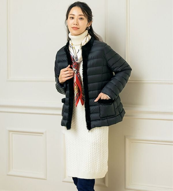 ルフラン（ルフラン）の「エコファー付ダウンジャケット＜カルーラ＞（その他ジャケット）」｜詳細画像