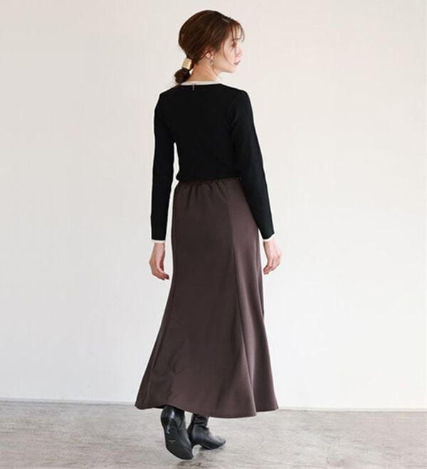 Pierrot（ピエロ）の「ストレッチマーメイドスカート（ロングスカート）」｜詳細画像