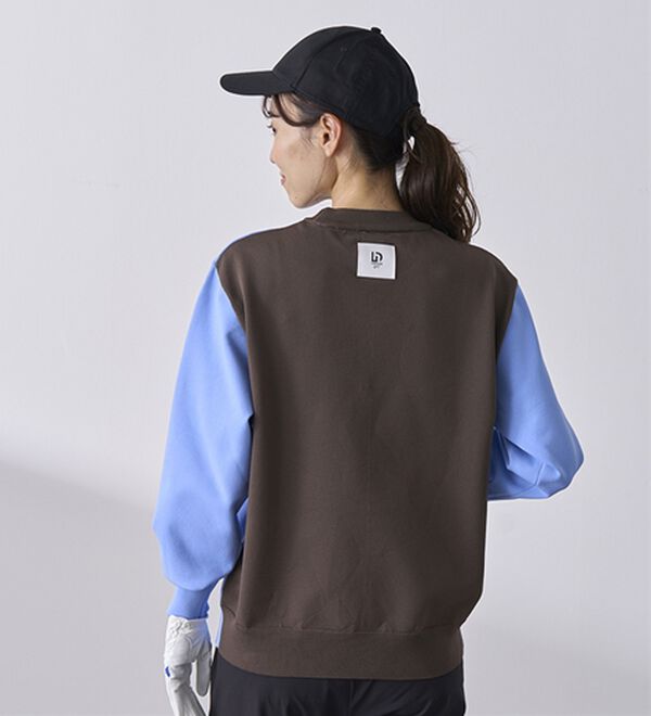 BELLUNA（ベルーナ）の「配色ラインニットプルオーバー（ニット・セーター）」｜詳細画像