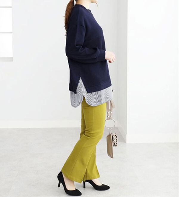 BELLUNA（ベルーナ）の「切替デザインレイヤード風チュニック（チュニック）」｜詳細画像