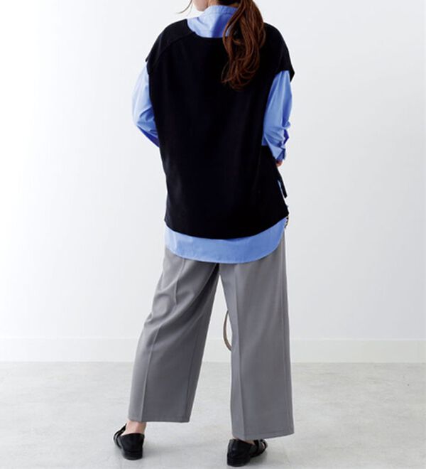 BELLUNA（ベルーナ）の「ニットベスト使いチュニックアンサンブル（アンサンブル）」｜詳細画像