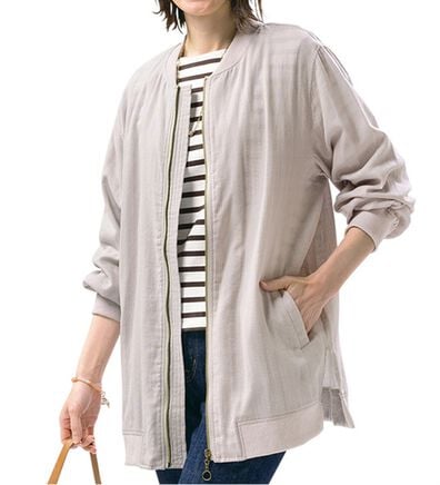 ルフラン（ルフラン）の「軽量ダブルガーゼブルゾン（ブルゾン）」