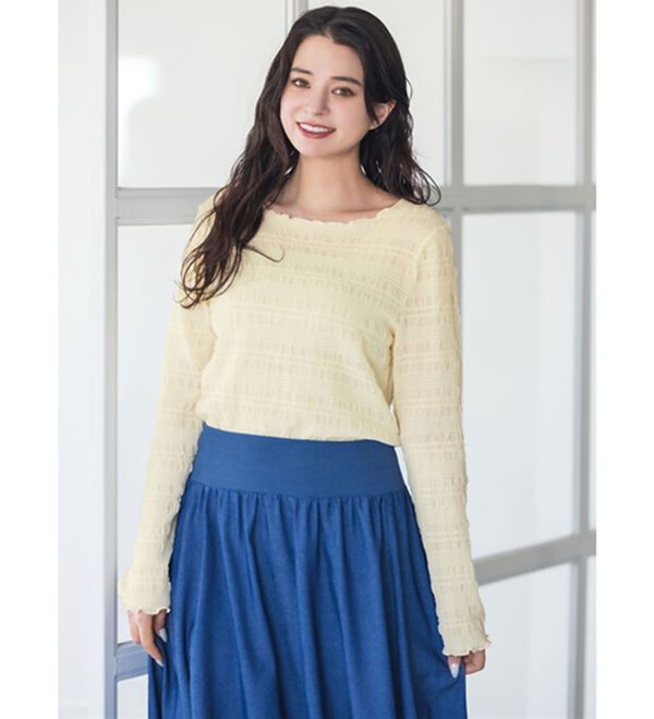 RANAN（ラナン）の「シャーリングプルオーバー（カットソー）」｜詳細画像