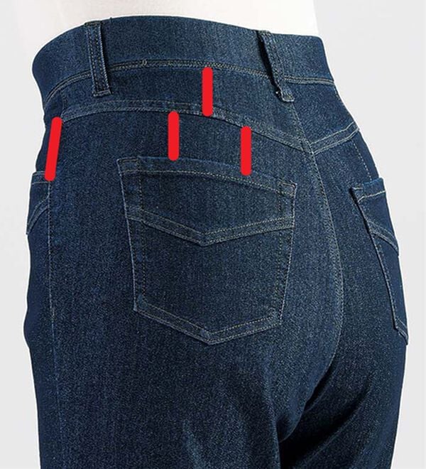 ルフラン（ルフラン）の「【３本組】やわらかデニム美脚フレアパンツ（フルレングスパンツ）」｜詳細画像