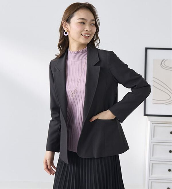 BELLUNA（ベルーナ）の「＜楽スタフィット＞シリーズ（ジャケット・パンツ・ベスト）（フルレングスパンツ）」｜詳細画像