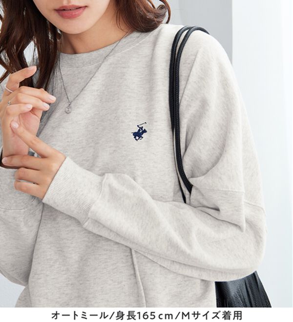 Viola e Viola（ヴィオラ エ ヴィオラ）の「【ビバリーヒルズポロクラブ】コクーンシルエットスウェット（カットソー）」｜詳細画像