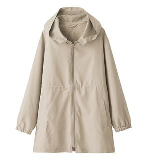 BELLUNA（ベルーナ）の「はっ水加工ドロスト使い軽量パーカー（その他ジャケット）」｜アイボリー