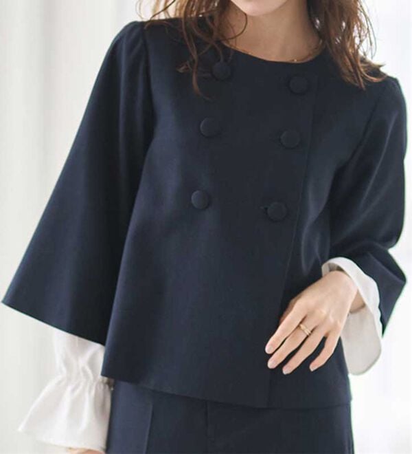 RANAN（ラナン）の「＜２点セット＞フレアージャケットワイドパンツセット（パンツスーツ）」｜詳細画像