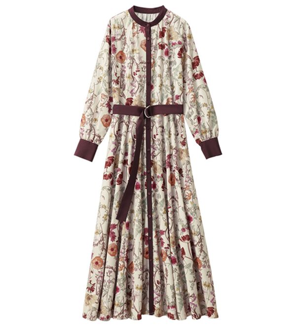 RANAN（ラナン）の「配色ボタニカルシャツワンピース（シャツワンピース）」｜詳細画像