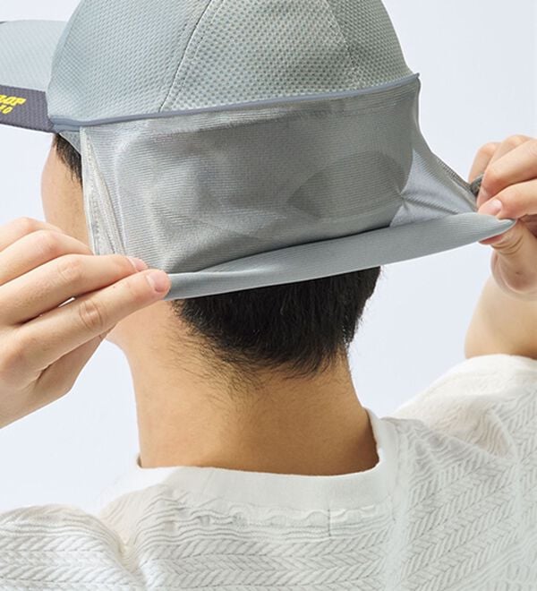 「【２色組】＜ダンロップ・リファインド＞夏にうれしい機能搭載スポーティキャップ（メンズ帽子）」｜詳細画像