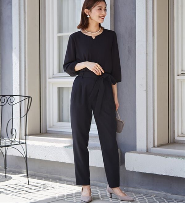 RANAN（ラナン）の「【４点セット】洗える！選べるボトムスーツセット（パンツスーツ）」｜詳細画像