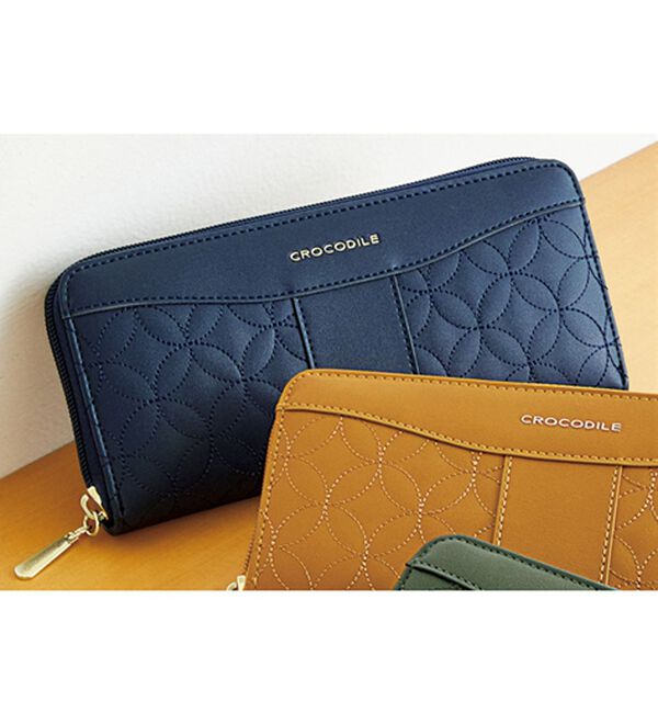 クロコダイル＞キルティング長財布 - ベルーナ【公式】