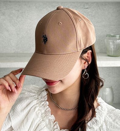 GeeRA（ジーラ）の「【ＵＳ．ＰＯＬＯ．ＡＳＳＮ】綿１００％深つばベースボールキャップ（帽子）」