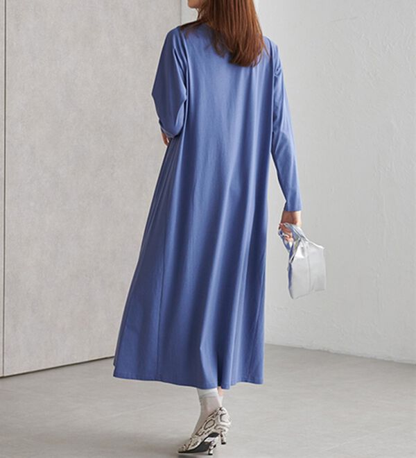 RANAN（ラナン）の「【選べる２丈】＜ＢＣ＞ポケット付マキシワンピース（その他ワンピース）」｜詳細画像