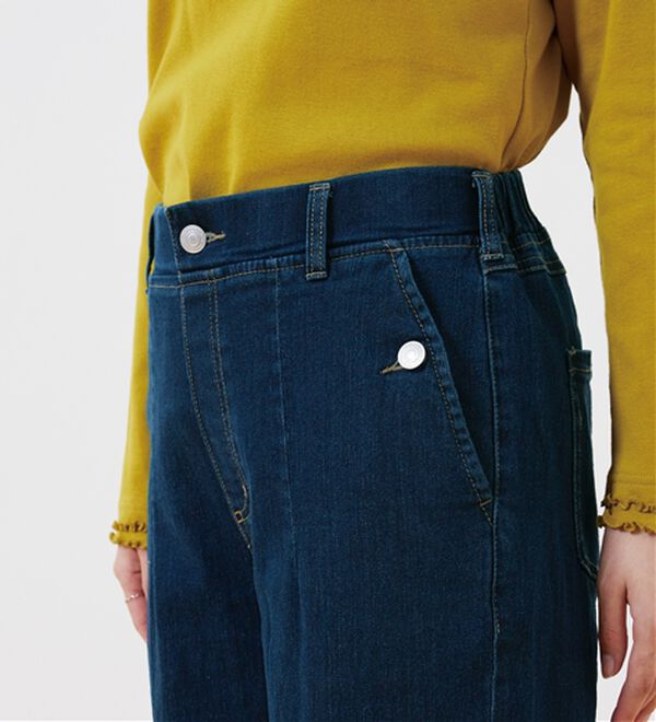 BELLUNA（ベルーナ）の「バルーンシルエットデニムパンツ（ワイドパンツ・ガウチョ）」｜詳細画像