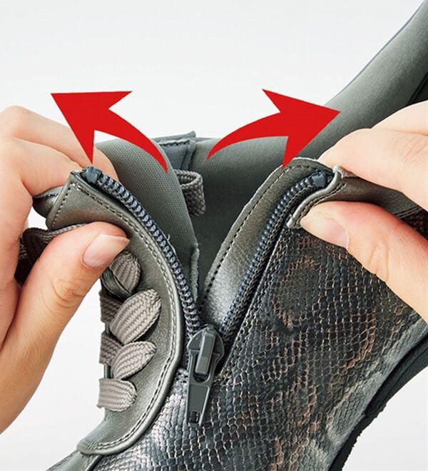 ルフラン（ルフラン）の「＜ラシーナコンフォート＞ほっそり見え４Ｅエレガントシューズ（スニーカー）」｜詳細画像