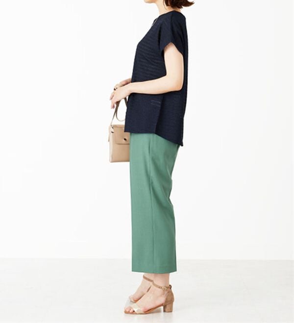 BELLUNA（ベルーナ）の「ネックレス付ジャカード素材プルオーバー（カットソー）」｜詳細画像