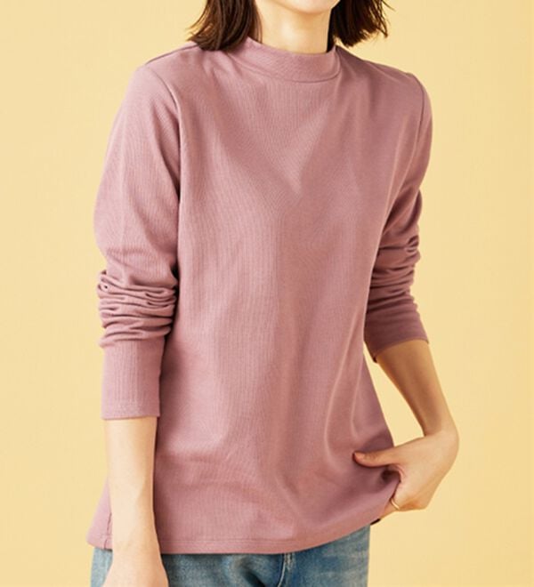 BELLUNA（ベルーナ）の「肌に優しい吸湿発熱ふんわりプルオーバー（カットソー）」｜詳細画像