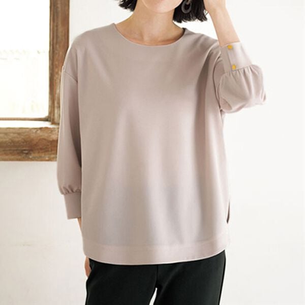 BELLUNA（ベルーナ）の「ストレッチ素材シンプルブラウス（ブラウス）」｜詳細画像