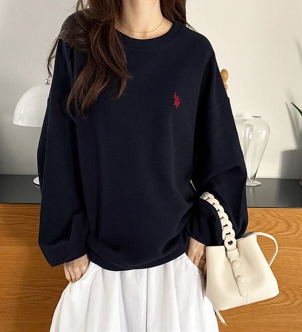 GeeRA（ジーラ）の「【U.S.POLOASSN】オーバーサイズワッフルスウェット（カットソー）」｜詳細画像