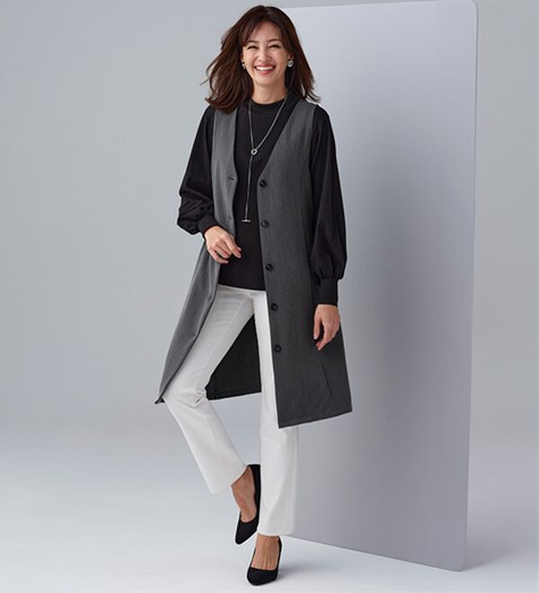 BELLUNA（ベルーナ）の「シワになりにくい！ウーリッシュ素材２ＷＡＹジャンパースカート（その他ワンピース）」｜詳細画像