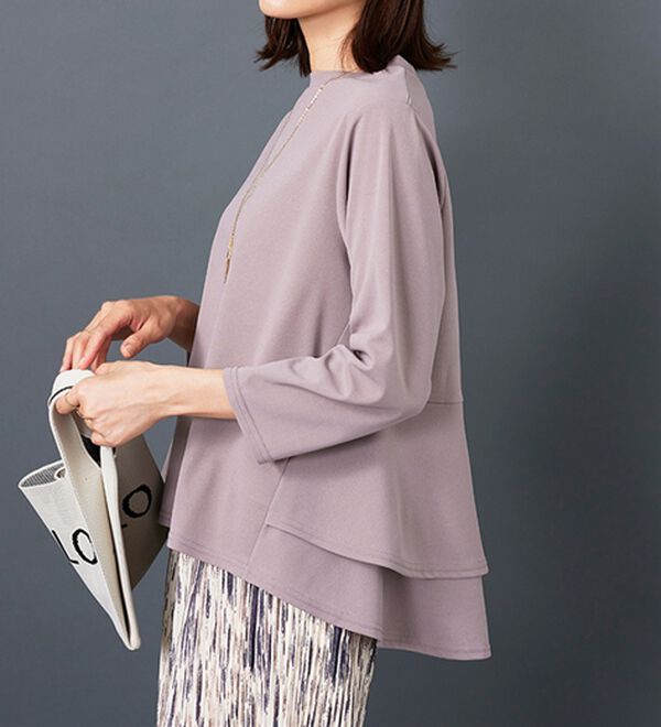 BELLUNA（ベルーナ）の「美人顔バックフレアーブラウス（ブラウス）」｜詳細画像