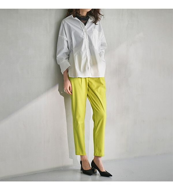 RANAN（ラナン）の「キレイ見え！防風テーパードパンツ（テーパードパンツ）」｜詳細画像