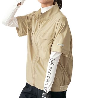 BELLUNA（ベルーナ）の「【UNDOVE】袖が取り外せる！はっ水パーカー（ブルゾン）」｜ベージュ