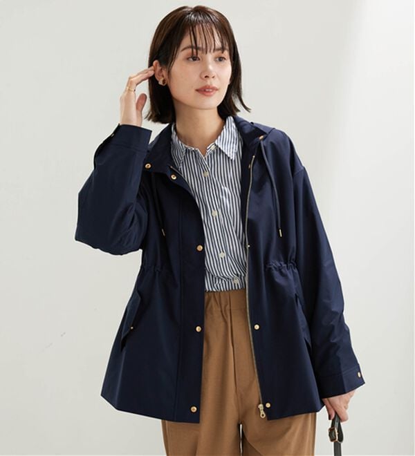 BELLUNA（ベルーナ）の「防風＆はっ水加工ミドル丈パーカー（その他ジャケット）」｜詳細画像