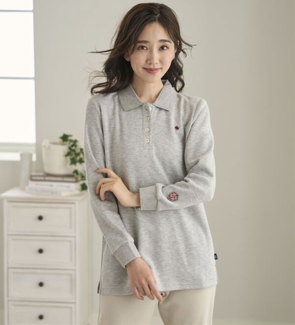 BELLUNA（ベルーナ）の「【ＰＯＬＯ　ＢＣＳ】裏起毛かのこポロシャツ（ポロシャツ）」｜詳細画像