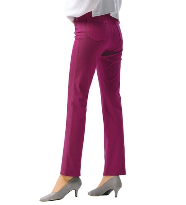 ルフラン（ルフラン）の「楽らく素敵！全方向ストレッチ綿混パンツ（フルレングスパンツ）」｜ベリー