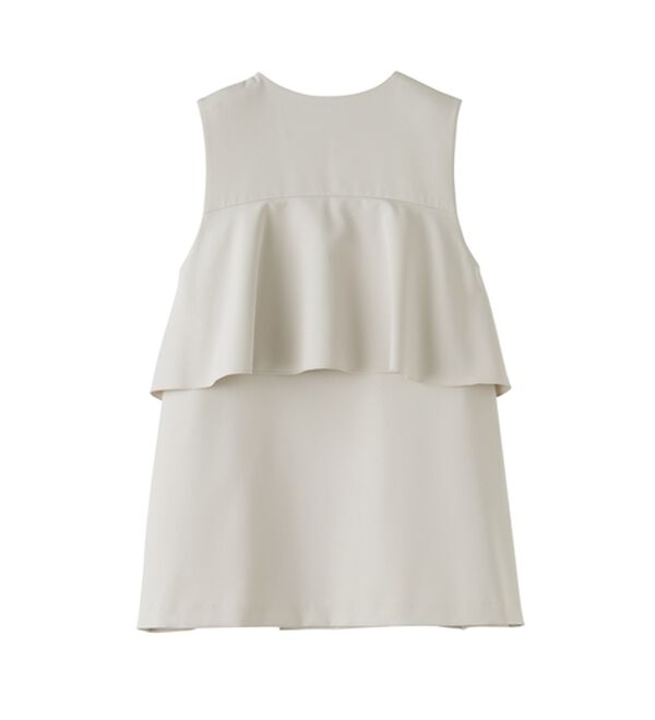 RANAN（ラナン）の「【２点セット】洗える！多機能バックフリルベストセットアップ（パンツスーツ）」｜詳細画像