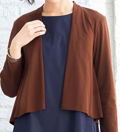 VINNO（ヴィノ）の「マルチファンクションショートカーディガン（ニットカーディガン）」