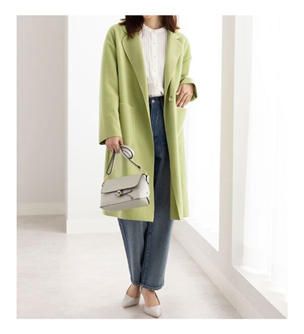 BELLUNA（ベルーナ）の「ウール調ロング丈チェスターコート（ロングコート）」｜詳細画像