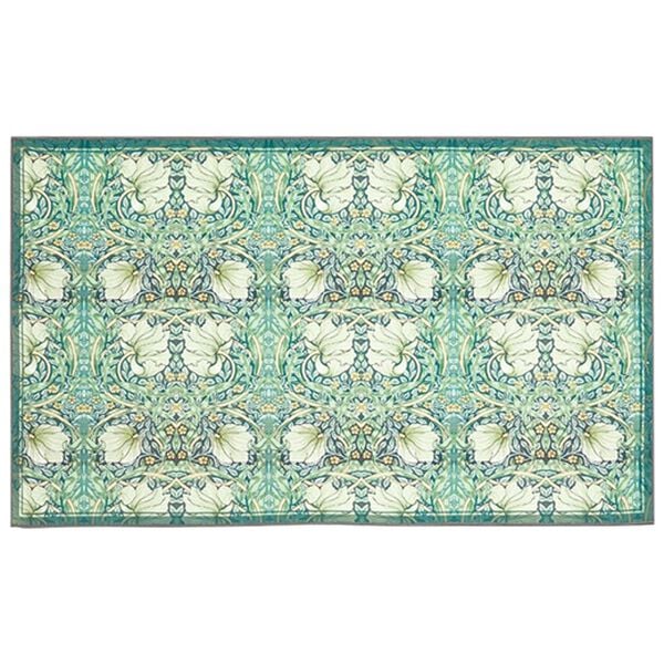 「柄がキレイなインテリアマット（玄関マット）」｜グリーン