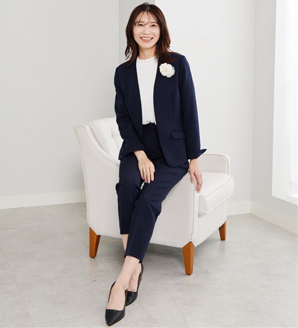 BELLUNA（ベルーナ）の「＜Ｃ／Ｓ＞ノーカラージャケット（ノーカラージャケット）」｜詳細画像