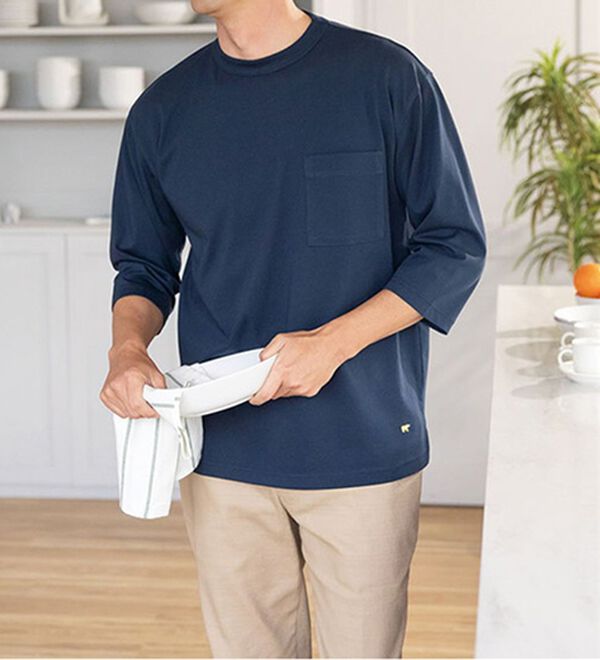 「＜ゴールデンベア＞長く着られる上質Ｔシャツ（メンズＴシャツ）」｜詳細画像