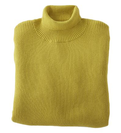 BELLUNA（ベルーナ）の「＜＆ｃｏｃｏｃｈｉ＞ハピネスコットン１００％&times;吸湿発熱リブタートルニット（ニット・セーター）」