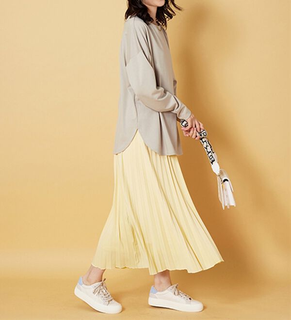 BELLUNA（ベルーナ）の「もちっとなめらか！大人顔サマ見えプルオーバー（カットソー）」｜詳細画像