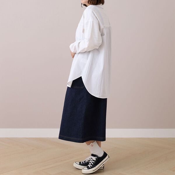 BELLUNA（ベルーナ）の「＜ｓｏｒａｆｕｋｕ＞柔らかコットンシャツチュニック（チュニック）」｜詳細画像