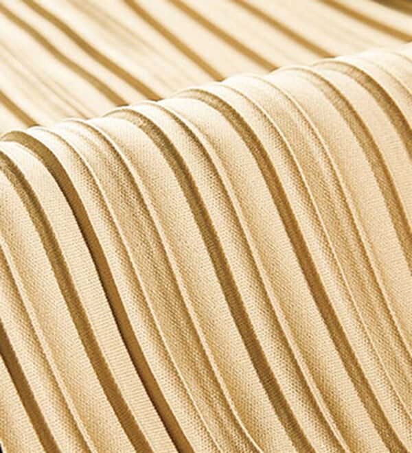 BELLUNA（ベルーナ）の「裾プリーツ切替ワイドネックチュニック（チュニック）」｜詳細画像